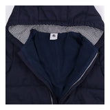 Pramsuit Navy Fleece Lined Striped Hood
