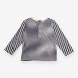 Tee Blue Strip with Pick Up and Woodland Animals A