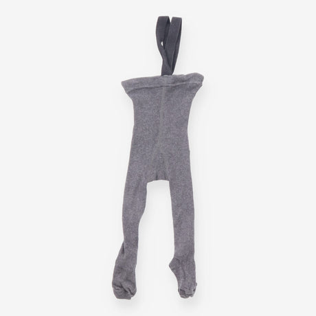 Tights with braces marl grey