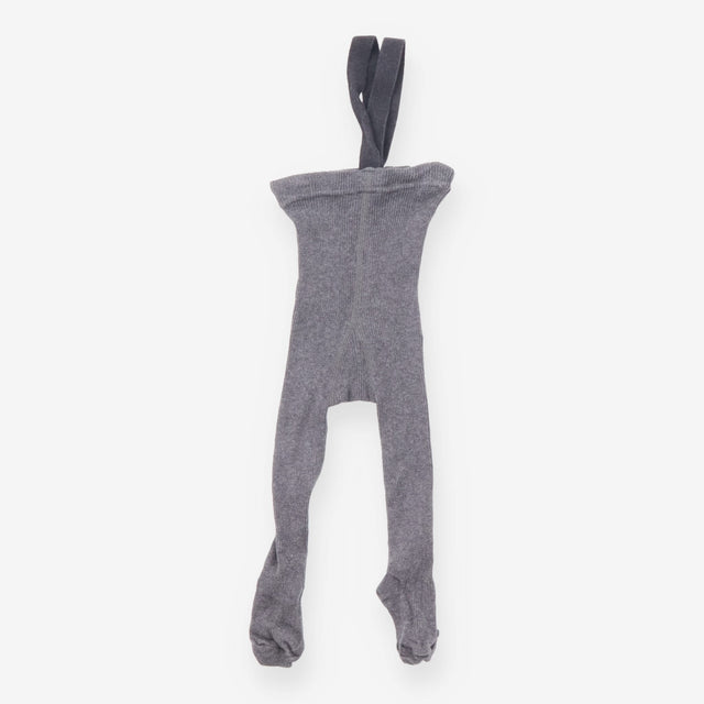 Tights with braces marl grey