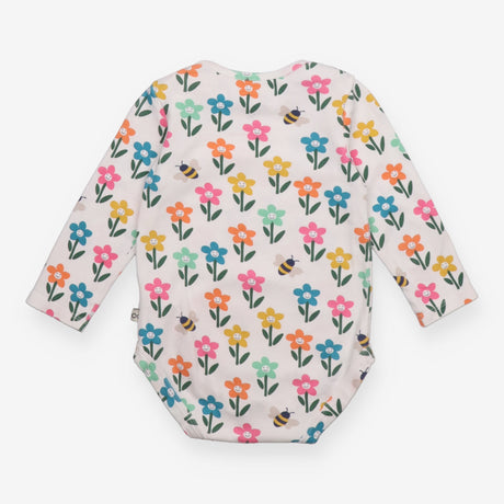 Bodysuit LS floral bees