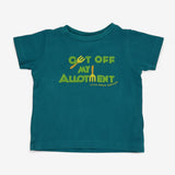T-Shirt Turquoise Get Off My Allotment