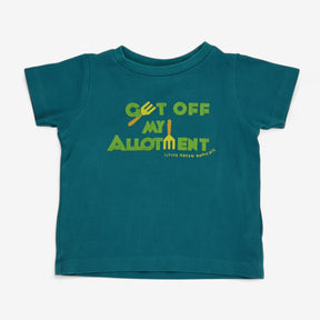 T-Shirt Turquoise Get Off My Allotment