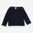 Tee LS navy blue stars