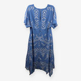 Daisy Hanky Hem Midi Dress – Floral Summer Style
