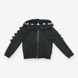Grey Crocodile Teeth Hoodie 