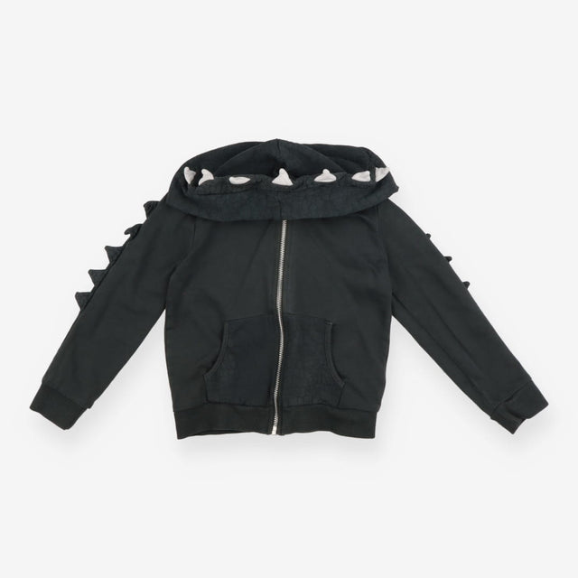 Grey Crocodile Teeth Hoodie 