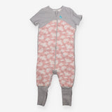 Sleepsuit Grey and Pink Birds