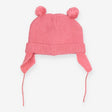 Trapper Hat Pink Fleece Lined