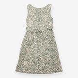 Laurel Green Printed Viscose Wrap Dress