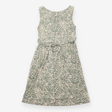 Laurel Green Printed Viscose Wrap Dress