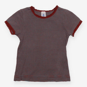 T-shirt brown stripe 
