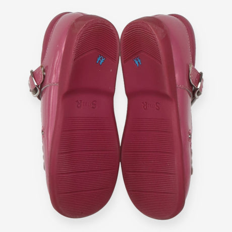 Patent shoes pink with butterfly