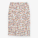 Skirt white with sailors 