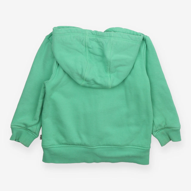 Hoodie green bee rainbow flowers