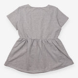 Maternity Nursing Top Grey Marl Black Dot Empire W