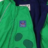 Puddlesuit Fleece Lining Green Dinosaur