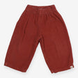 Wide Leg Trousers Cord Rust