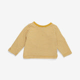T-shirt yellow striped long sleeve