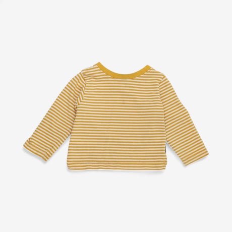 T-shirt yellow striped long sleeve