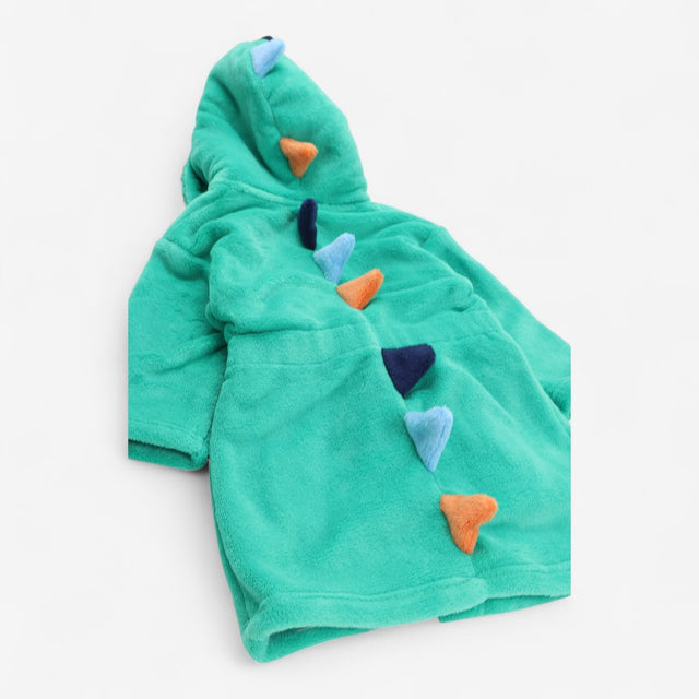 Dressing gown green dino multi spikes