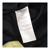 Tailored Trousers Black Tapered Leg Pleat Detail
