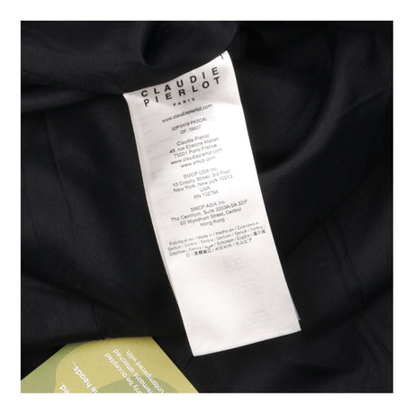 Tailored Trousers Black Tapered Leg Pleat Detail