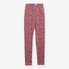 Leggings rib pink leopard