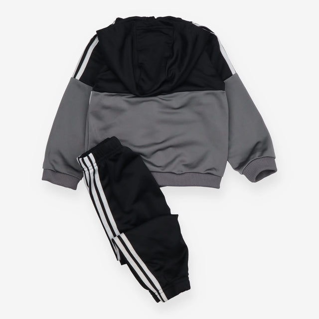 Black and Grey Tracksuit Adidas