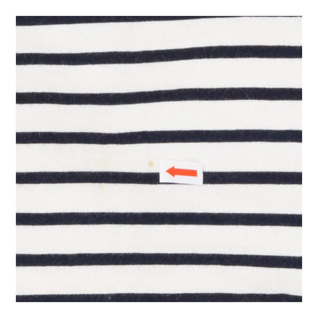 Sleeveless Striped Jersey Dress with Blue and Yell