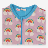 Purple Rainbows Sleepsuit