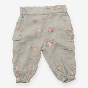 Joggers green floral