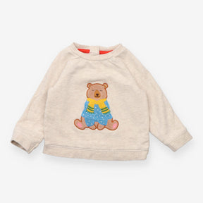 Cream Bear Jersey Sweater