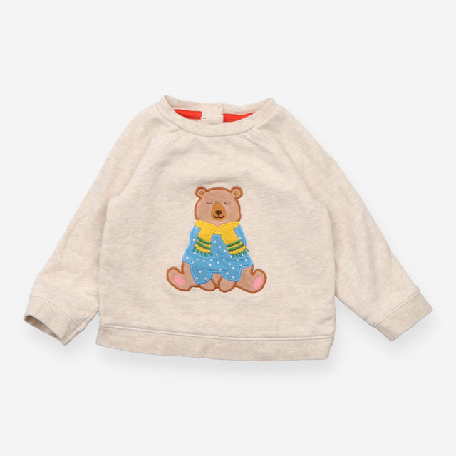 Cream Bear Jersey Sweater