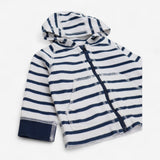 Hoodie Jersey Blue and White Stripe