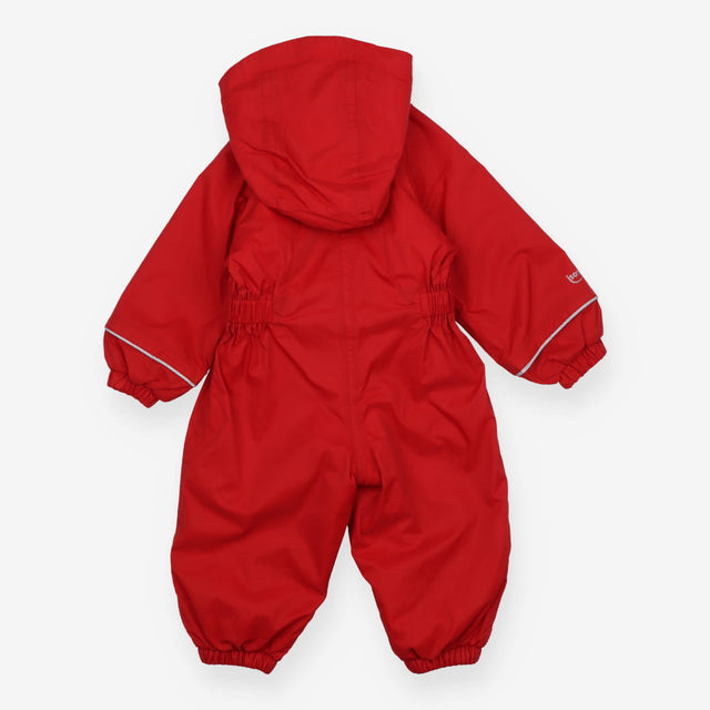 Fleece Lined Puddlesuit Red Bears and Igloo