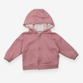 Pink Hoodie Flower Lining