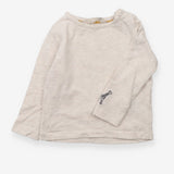 Dungarees Jersey Navy Animal Print with Cream T-sh