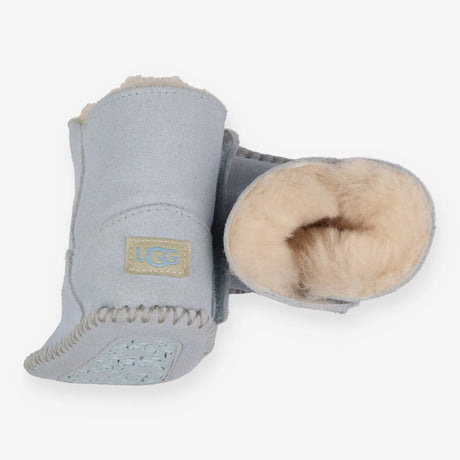 Baby blue suede ugg booties