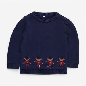 Sweater Navy Blue with Mouse Soldiers