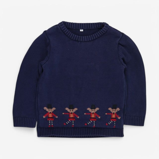 Sweater Navy Blue with Mouse Soldiers