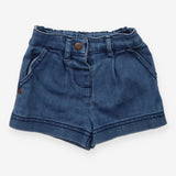 Shorts Blue Denim Pull On