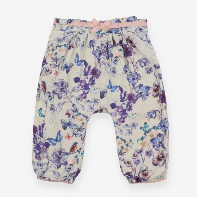 Butterfly trousers with pink bow