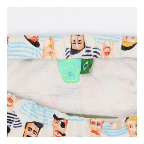 Skirt white with sailors 