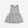 Pink and Green Seahorse Dress