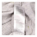 Grey Marl Roll Neck Jumper with Button Detail at H