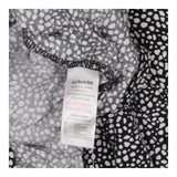 Dress black and white nursing - maternity