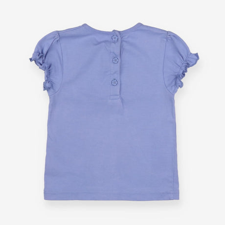 Light blue t-shirt frill sleeves