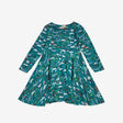 Dress Blue Narwhal Cosmic Wave