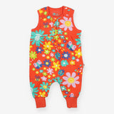 Jersey Dungaree Flower Power